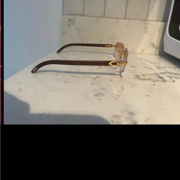 Cartier woods with light brown gradient lenses - Picture 2 of 8